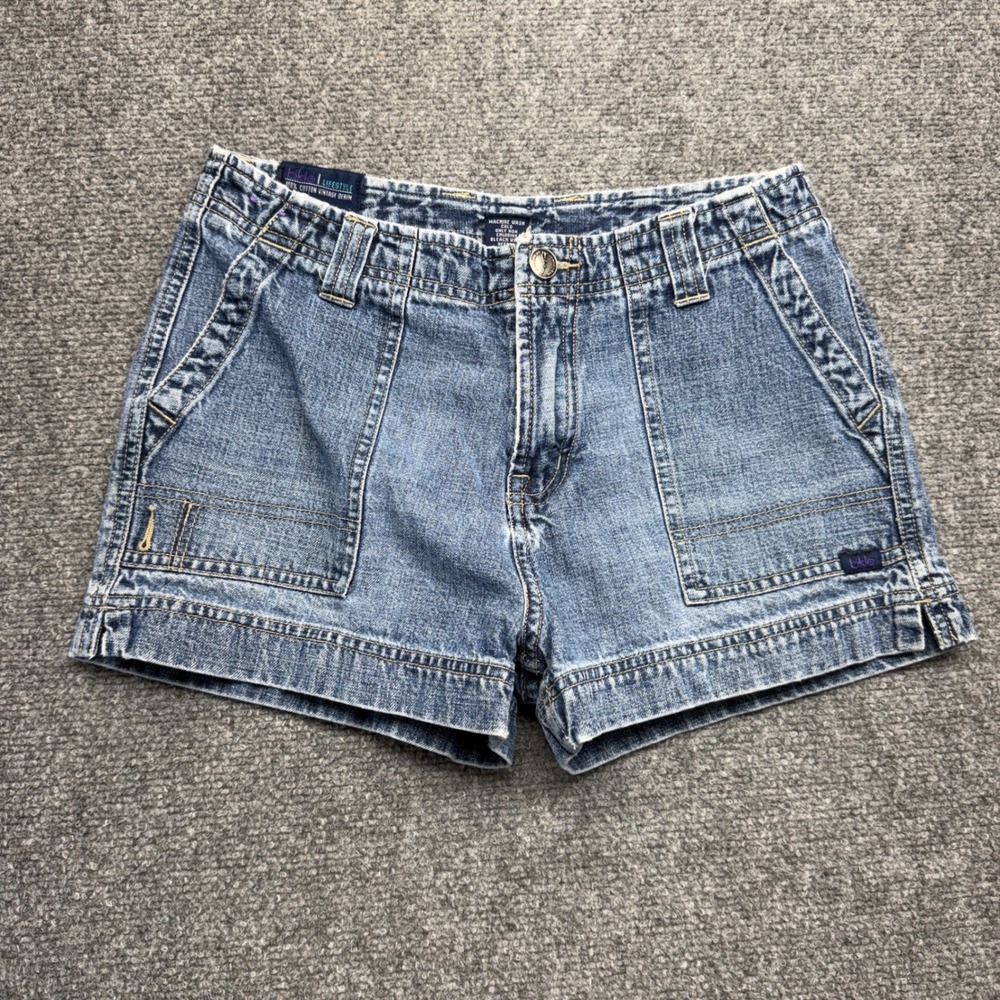 Bke Lifestyle Vintage Denim Shorts Womens 16 Medium Wash Cotton High Rise Y2K
